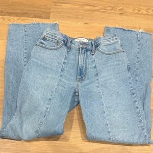 Abercrombie & Fitch Light Blue Straight Leg Jeans